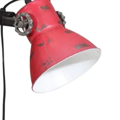 vidaXL Stehleuchte 25 W Rot 25x25x90/140 cm E27