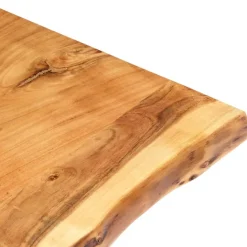 vidaXL Tischplatte Massivholz Akazie 100x(50-60)x3,8 cm