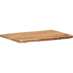vidaXL Tischplatte Massivholz Akazie 100x(50-60)x3,8 cm