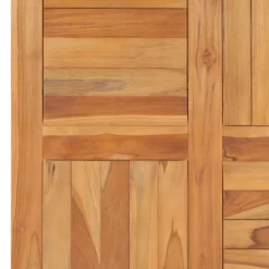 vidaXL Tischplatte Massivholz Teak 70×70×2,5 cm
