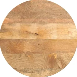 vidaXL Tischplatte Ø 40x2,5 cm Rund Massivholz Mango