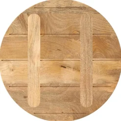 vidaXL Tischplatte Ø 40x2,5 cm Rund Massivholz Mango