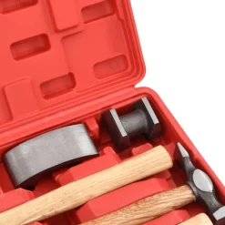 vidaXL 7-tlg. Karosserie-Ausbeulset Ausbeulhammer Dellen-Reparatur-Set