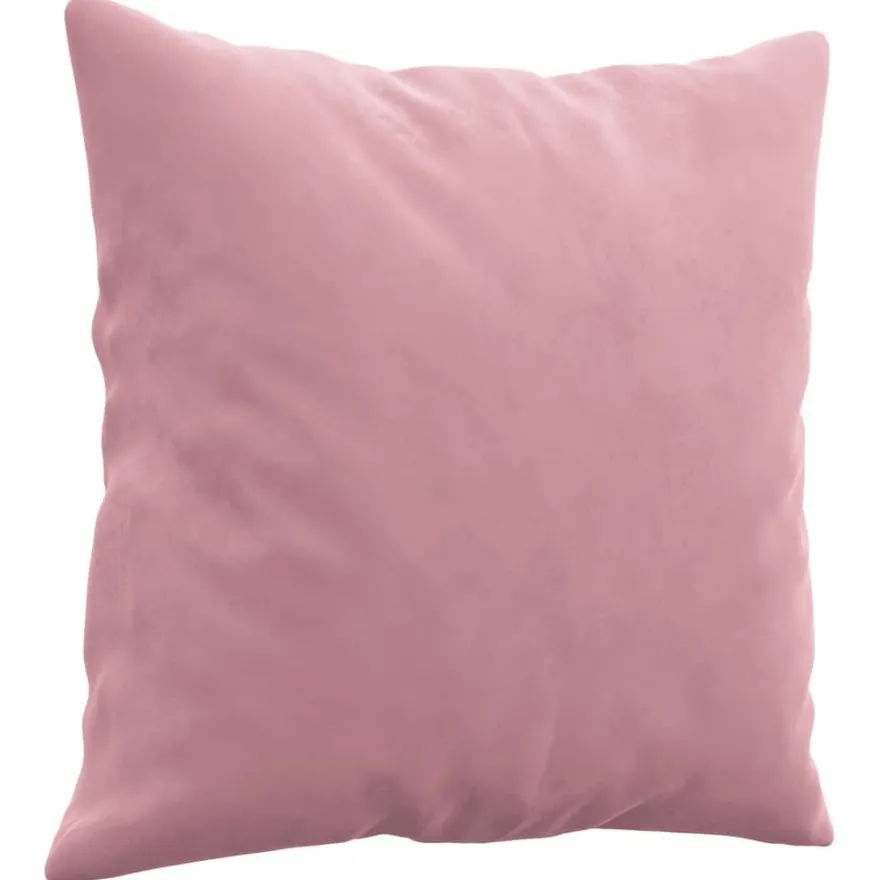 vidaXL 2-tlg. Sofagarnitur mit Kissen Rosa Samt