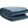 vidaXL Treibende Pool-Solarplane PE 417 cm Schwarz und Blau