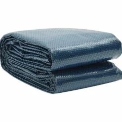 vidaXL Treibende Pool-Solarplane PE 417 cm Schwarz und Blau