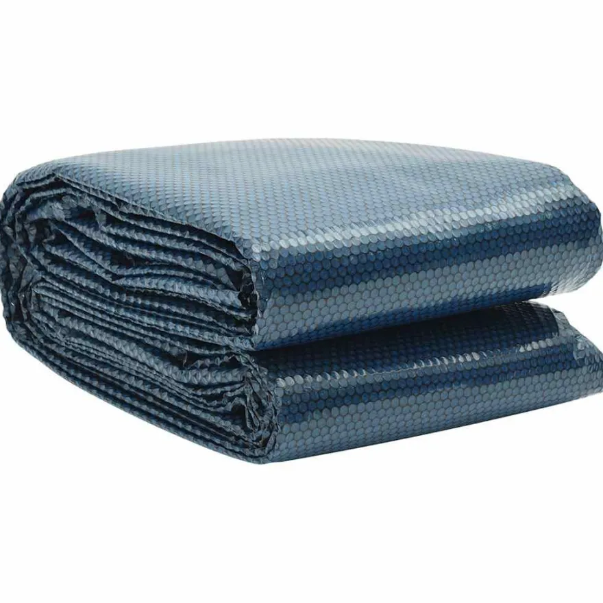 vidaXL Treibende Pool-Solarplane PE 417 cm Schwarz und Blau