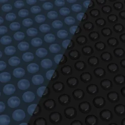 vidaXL Treibende Pool-Solarplane PE 600x400 cm Schwarz und Blau