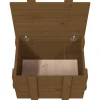 vidaXL Truhe Honigbraun 58x40,5x42 cm Massivholz Kiefer