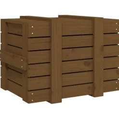 vidaXL Truhe Honigbraun 58x40,5x42 cm Massivholz Kiefer