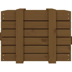 vidaXL Truhe Honigbraun 58x40,5x42 cm Massivholz Kiefer
