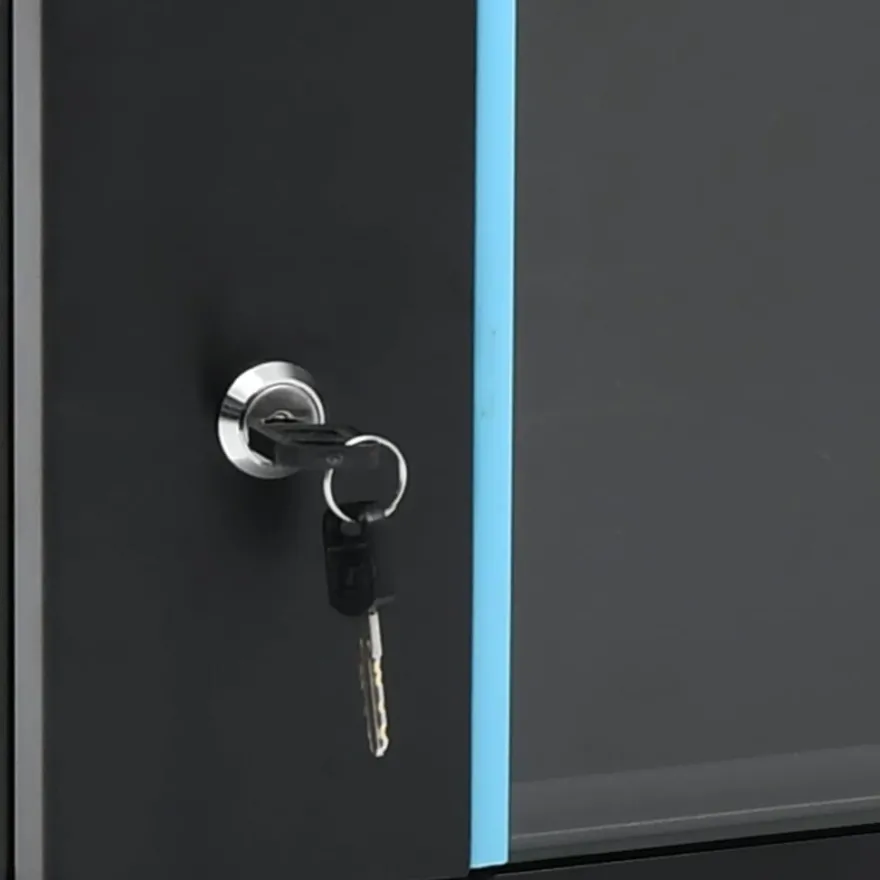 vidaXL 4U Netzwerkschrank Wandmontage 19