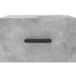 vidaXL Wand-Nachttisch Betongrau 35x35x20 cm