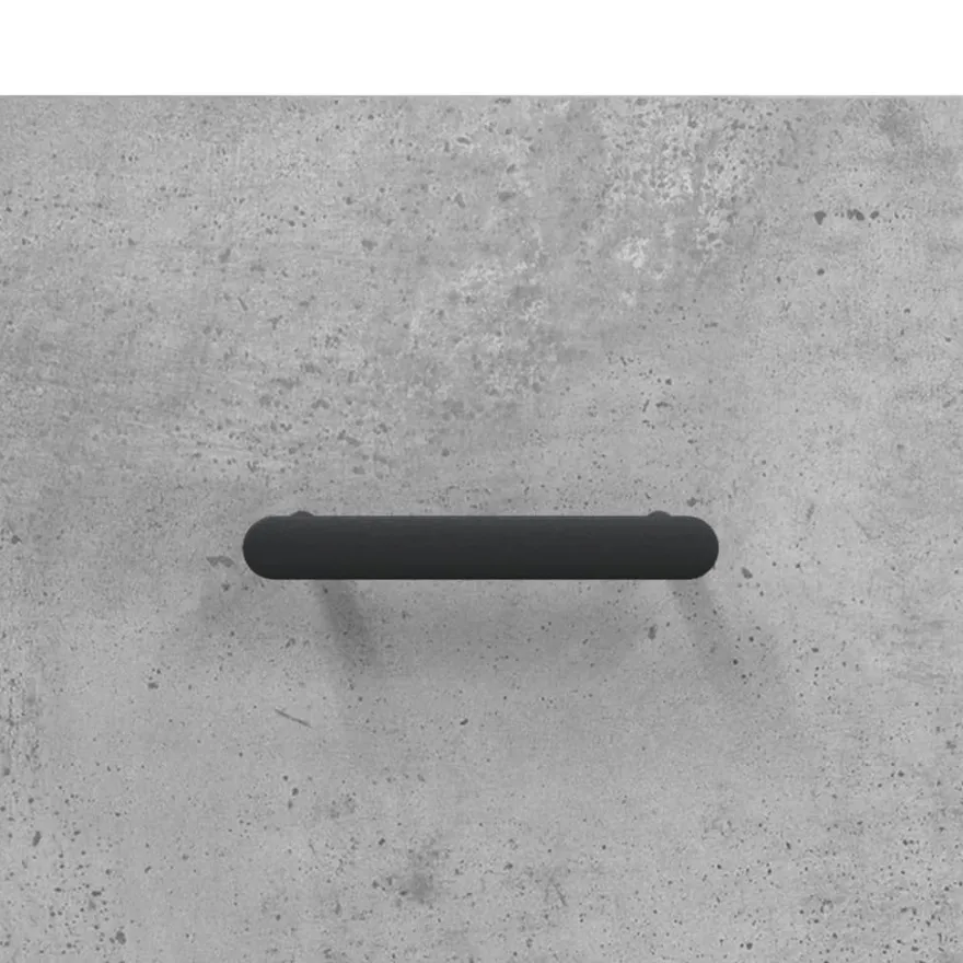 vidaXL Wand-Nachttisch Betongrau 35x35x20 cm