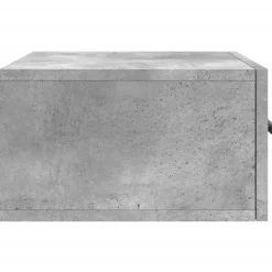 vidaXL Wand-Nachttisch Betongrau 35x35x20 cm