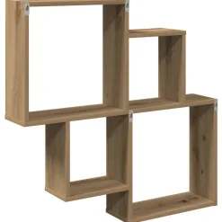 vidaXL Wandregal Artisan-Eiche 80x15x78,5 cm Holzwerkstoff