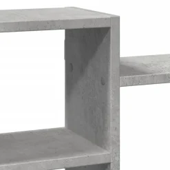 vidaXL Wandregal Betongrau 129x18x42 cm Holzwerkstoff