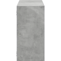vidaXL Wandregal Betongrau 100x25x50 cm Holzwerkstoff