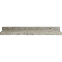 vidaXL Wandregale 4 Stk. Betongrau 40x9x3 cm