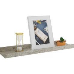 vidaXL Wandregale 4 Stk. Betongrau 40x9x3 cm