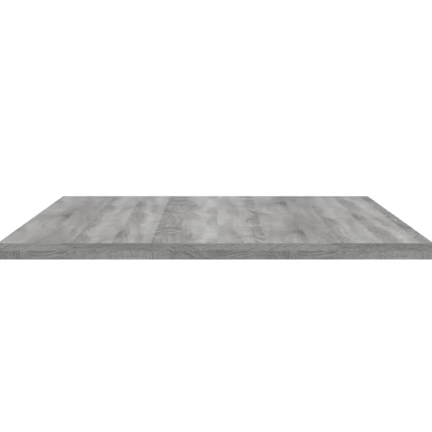 vidaXL Wandregale 4 Stk. Grau Sonoma 80x40x1,5 cm Holzwerkstoff