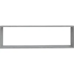vidaXL Wandregale 4 Stk. Grau Sonoma 100x15x30 cm Holzwerkstoff