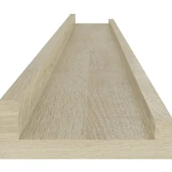 vidaXL Wandregale 2 Stk. Sonoma-Eiche 100x9x3 cm
