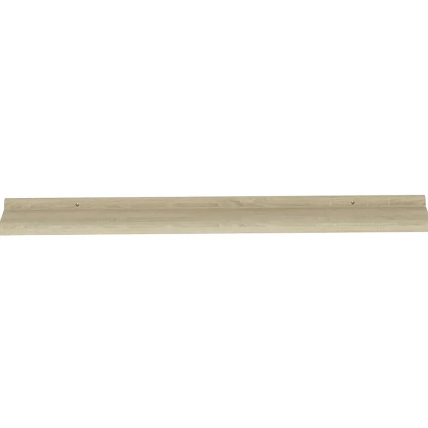 vidaXL Wandregale 2 Stk. Sonoma-Eiche 100x9x3 cm