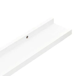 vidaXL Wandregale 4 Stk. Weiß 100x9x3 cm