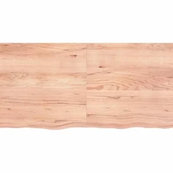 vidaXL Wandregal Hellbraun 120x60x(2-6) cm Massivholz Eiche Behandelt