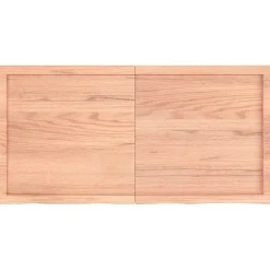 vidaXL Wandregal Hellbraun 120x60x(2-6) cm Massivholz Eiche Behandelt