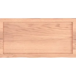 vidaXL Wandregal Hellbraun 80x40x(2-6) cm Massivholz Eiche Behandelt