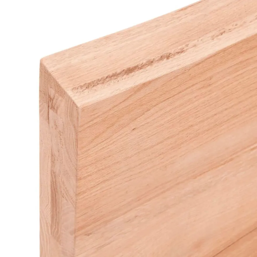 vidaXL Wandregal Hellbraun 80x40x(2-6) cm Massivholz Eiche Behandelt