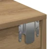 vidaXL Wandregal mit Schubladen Artisan-Eiche 80x33x17cm Holzwerkstoff
