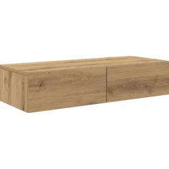 vidaXL Wandregal mit Schubladen Artisan-Eiche 80x33x17cm Holzwerkstoff