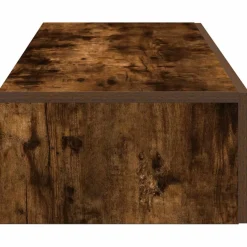 vidaXL Wandregal mit Schubladen Räuchereiche 100x36x19cm Holzwerkstoff
