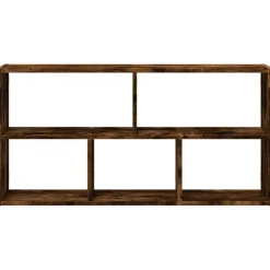 vidaXL Wandregal Räuchereiche 100x25x50 cm Holzwerkstoff
