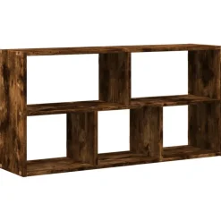 vidaXL Wandregal Räuchereiche 100x25x50 cm Holzwerkstoff