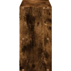 vidaXL Wandregal Räuchereiche 100x25x50 cm Holzwerkstoff
