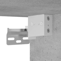 vidaXL Wandschrank Betongrau 60x31x60 cm Holzwerkstoff