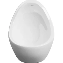 vidaXL Wandurinal mit Spülventil Keramik Weiß