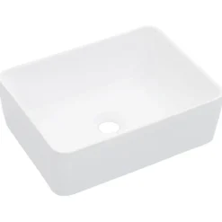 vidaXL Waschbecken 40 x 30 x 13 cm Keramik Weiß