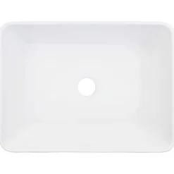 vidaXL Waschbecken 40 x 30 x 13 cm Keramik Weiß