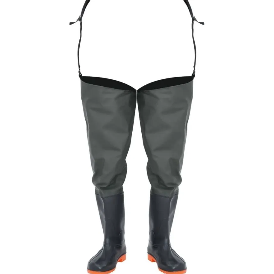vidaXL Watstiefel Dunkelgrün Gr. 45