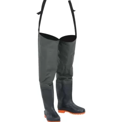 vidaXL Watstiefel Dunkelgrün Gr. 45