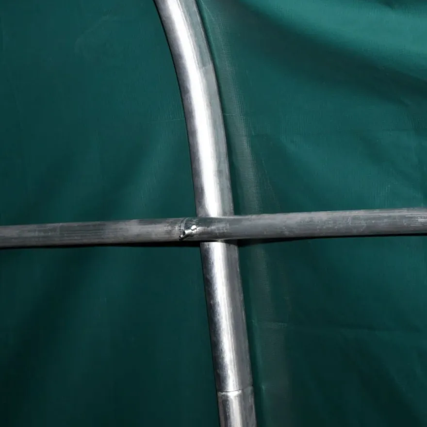 vidaXL Weidezelt PVC 550 g/m² 3,3×16 m Dunkelgrün