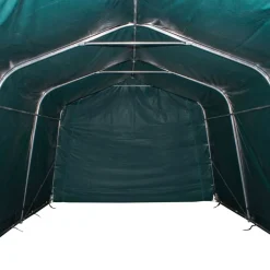 vidaXL Weidezelt PVC 550 g/m² 3,3×16 m Dunkelgrün