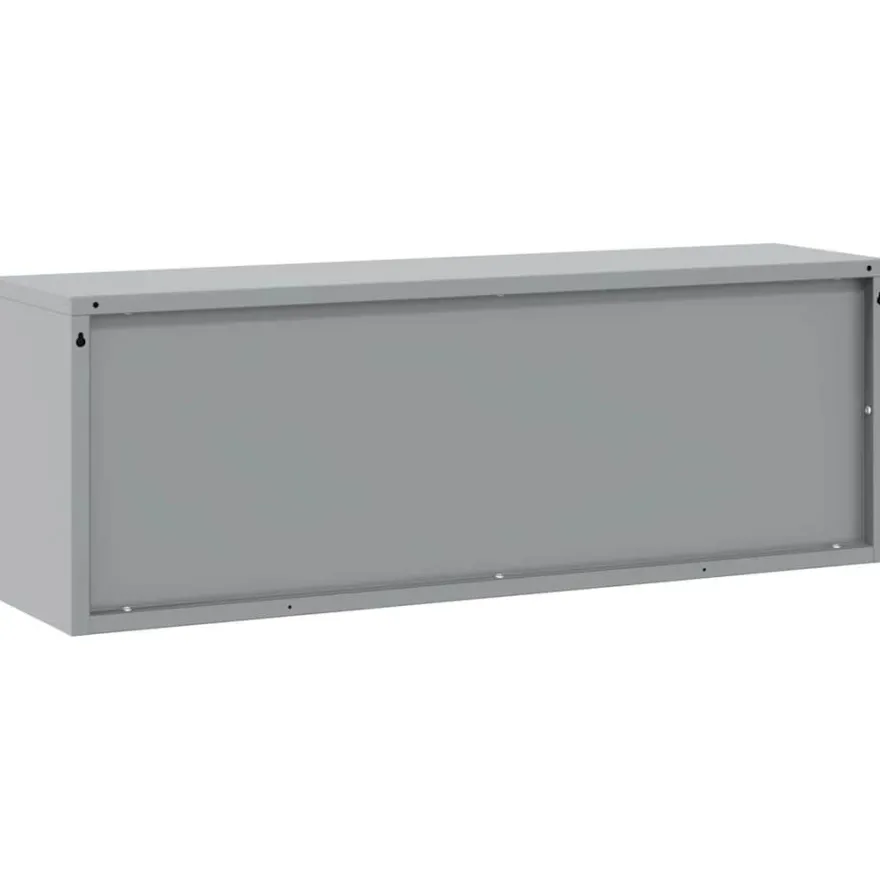 vidaXL Werkzeugschrank mit Speicher Rot und Grau 100 x 25 x 35 cm