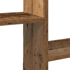 vidaXL Würfelregal 5 Fächer Altholz-Optik Holzwerkstoff