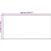 vidaXL Zeltteppich 250 x 600 cm HDPE Grün